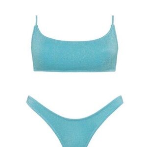 Triangl Blue Bikini Set